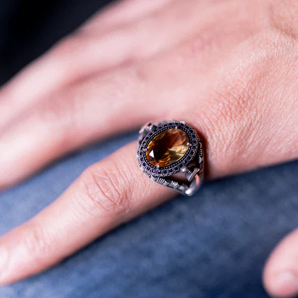 Olive Eclipse Ring