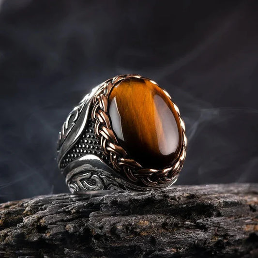 TIGER EYE RING