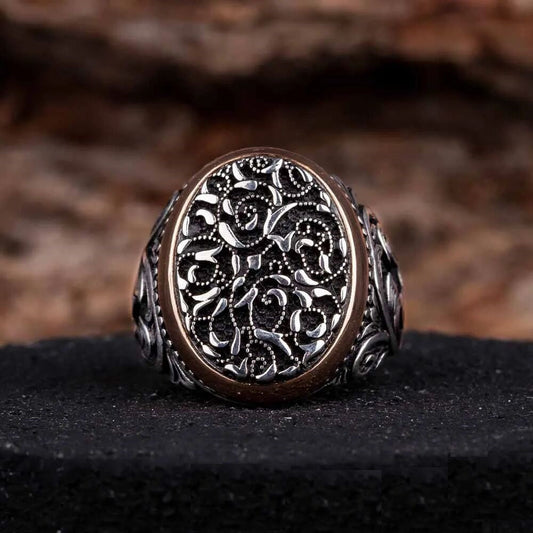 Oval Exclusive Stoneless Silver Ring