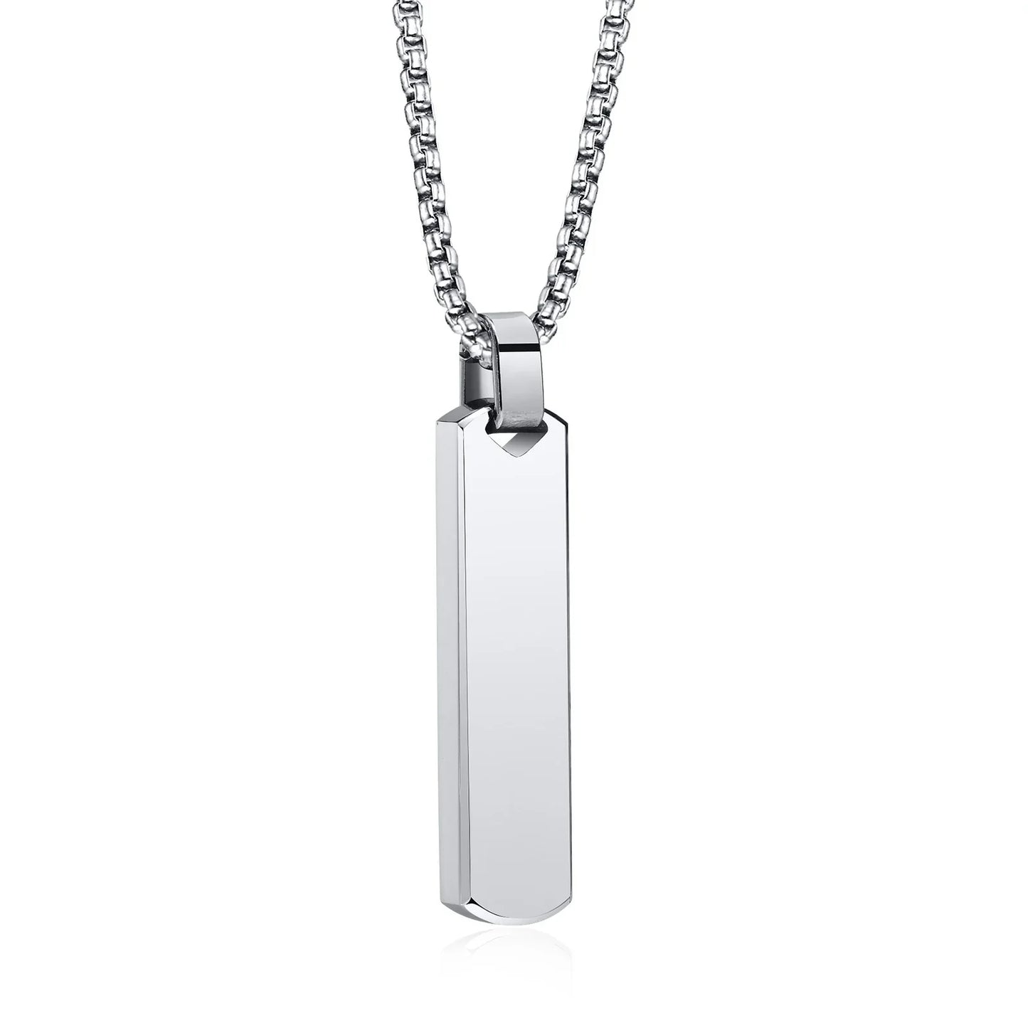 Contemporary Edge Chain -Silver