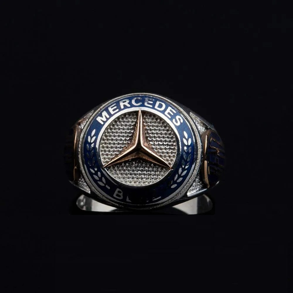 Car Logo Special Silver Ring for Mercedes-Benz Owners No2