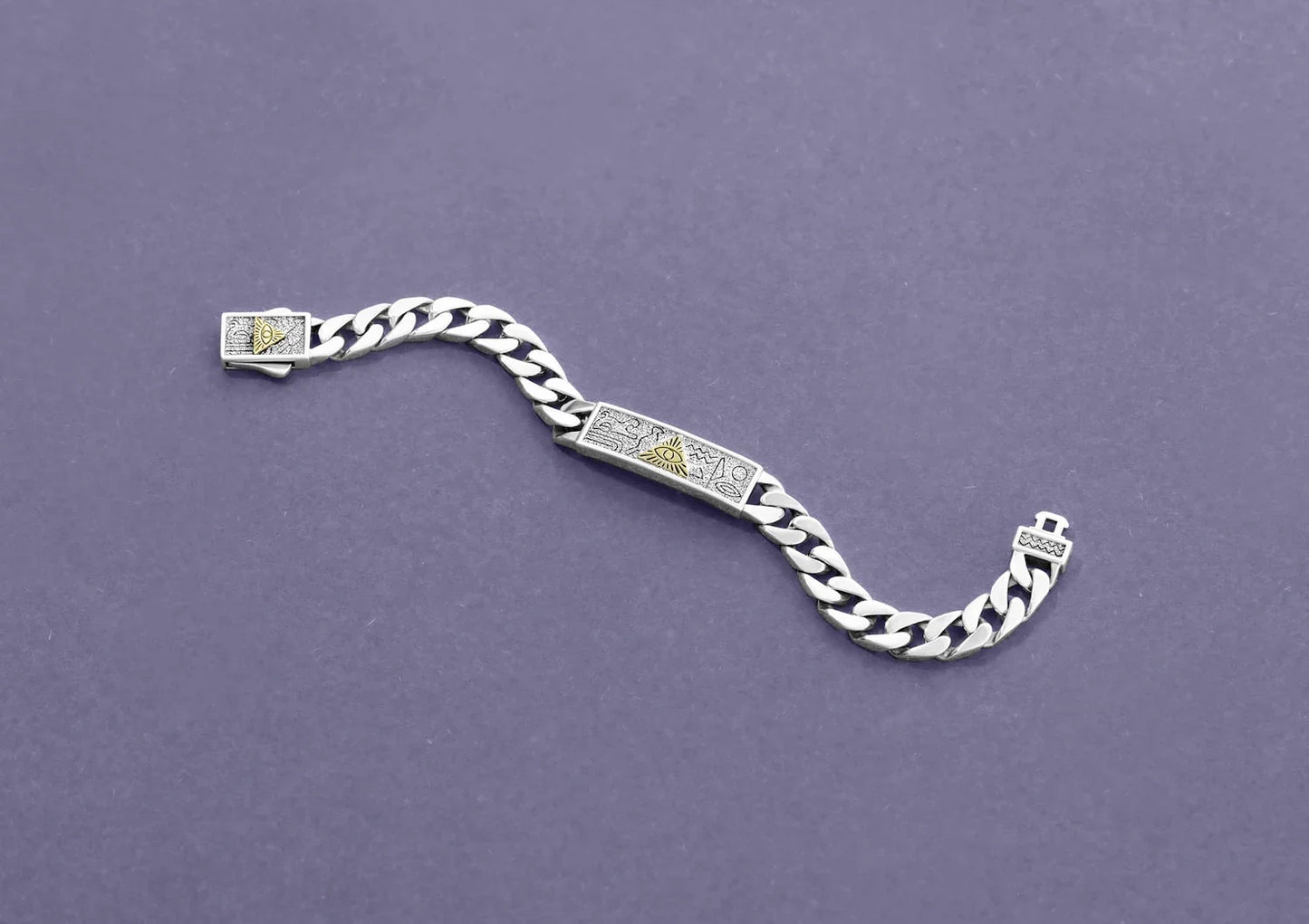 Illuminati Cuban Men Bracelet