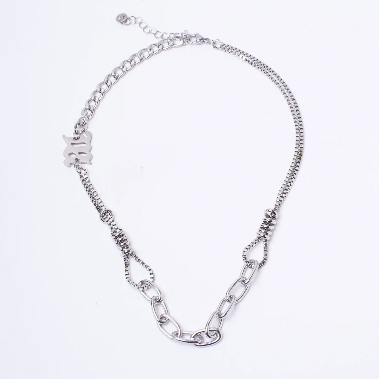 Cryptic Rune Silver Chain