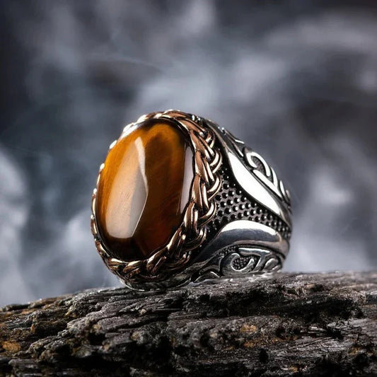 TIGER EYE  RING