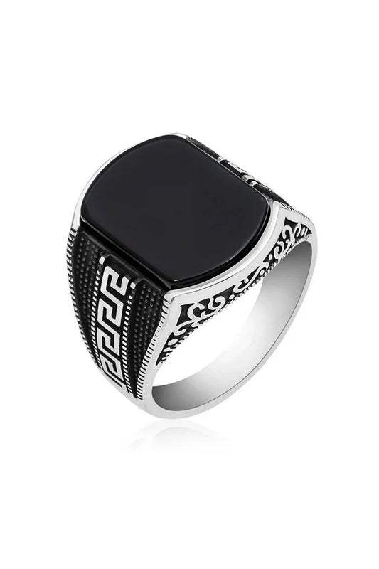 Greek Pattern Ring-925
